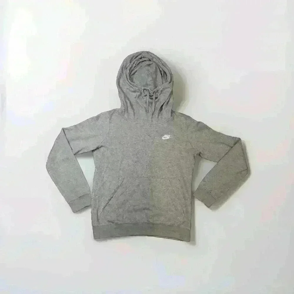 Nike Sportswear Womens Modern Tech Hoodie Size M Medium Gray Sweatshirt 4515 - Picture 1 of 7